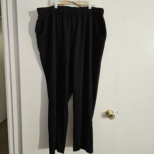 SIZE 22W CROFT & BARROW Pull on dress pants elastic waist with pockets